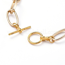 Ожерелья-цепочки из алюминиевой скрепки унисекс&nbsp;NJEW-JN02720