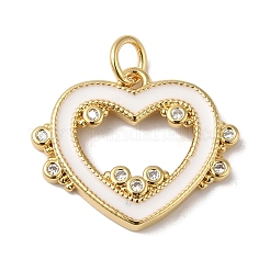 Покрытие стойки латунь микро паве цирконий и подвески с эмалью&nbsp;KK-B092-10G