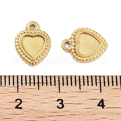 Оправы для подвесок из нержавеющей стали 304 в виде кабошонов&nbsp;LS-STAS-P364-08G