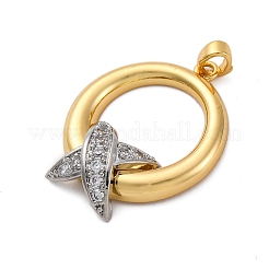 Латунные микро проложить кубического циркония подвески&nbsp;KK-V009-16G