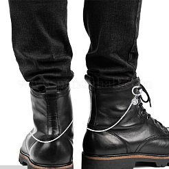 4 шт. 2 стиля цепочек для ремешков для ботинок с латунными стразами в форме сердца&nbsp;HJEW-DR00223