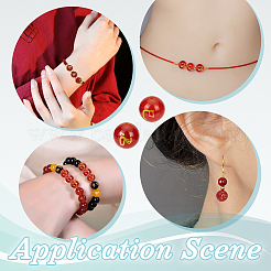 20 шт. натуральные бусины из сердолика&nbsp;G-NB0006-10