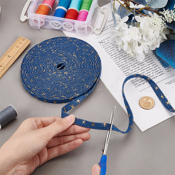 Простроченная джинсовая лента&nbsp;OCOR-WH0079-83A