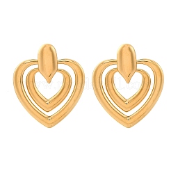 Серьги-гвоздики из нержавеющей стали 304&nbsp;EJEW-Z098-10G