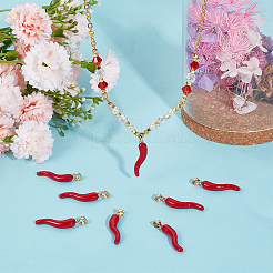 Кулоны с эмалью из латуни&nbsp;KK-BBC0011-36