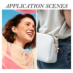 36шт 6 стиля прозрачные подвески из смолы&nbsp;RESI-TA0004-21