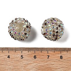 Сверкающие стеклянные стразы круглые бусины&nbsp;OACR-S048-01A