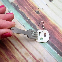 Акриловые серьги болтающийся&nbsp;FS-WGD266D-01