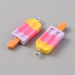 Трехцветные подвески из непрозрачной смолы&nbsp;RESI-TAC0010-66C