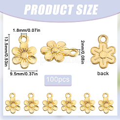 Подвески из сплава 100 шт.&nbsp;FIND-SC0010-75A