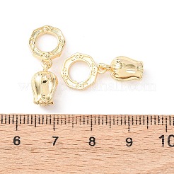 Европейские подвески-подвески в виде ландышей из латуни&nbsp;KK-B166-08G