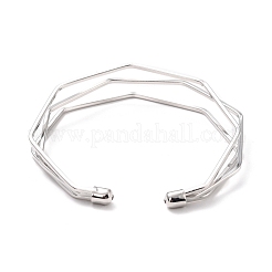 Тройные браслеты-манжеты&nbsp;BJEW-C010-01S