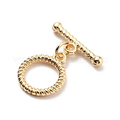 Покрытие стойки латунные застежки-тумблеры&nbsp;KK-E034-04LG