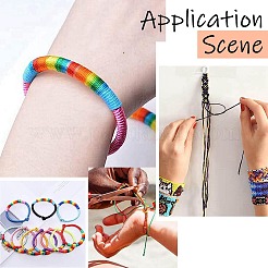 5 рулон 5 цвета 15-слойная круглая нейлоновая нить&nbsp;NWIR-YW0001-06B