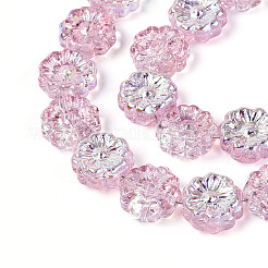 Гальванизируйте прозрачное стекло бисер нитей&nbsp;EGLA-N055-01E