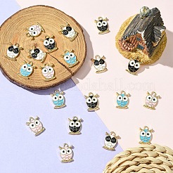 20шт 4 цвета сплава эмалевые подвески&nbsp;FIND-YW0005-33