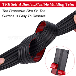 Самоклеящаяся гибкая молдинговая накладка из ТПЭ&nbsp;FIND-WH20001-12B