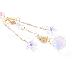 Подвесные хрустальные колокольчики авроры&nbsp;HJEW-Z003-18