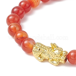 Комплекты браслетов из натурального сердолика&nbsp;BJEW-JB12182