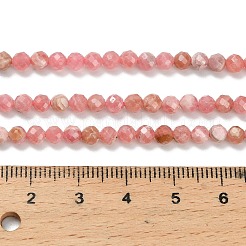 Натуральные аргентинские родохрозитовые бисерные пряди G-Z106-A05-4mm