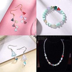 100шт полупрозрачные стеклянные бусины&nbsp;GLAA-CJ0002-21