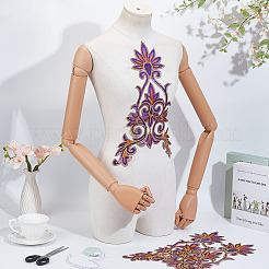 Нашивки на одежду из полиэстера&nbsp;PATC-WH0816-008B