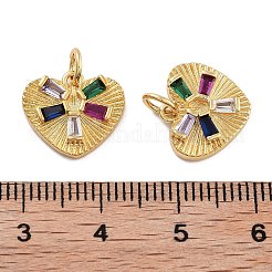 Стойки обшивки латунь микро проложить кубическую прелесть диоксида циркония&nbsp;KK-Z071-42G