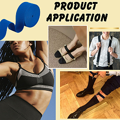 Широкая резинка из полиэстера 8 м&nbsp;OCOR-WH0105-057F