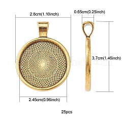 Сеттинги для кулона(кабошонов)&nbsp;PALLOY-YW0001-69AG