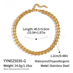 Цепочки в форме треугольника и V-образного звена из нержавеющей стали 304 в винтажном стиле для женщин&nbsp;JI3504-1