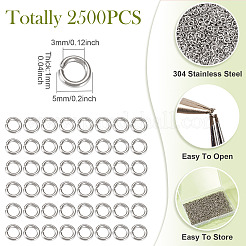 Открытые соединительные кольца из нержавеющей стали 304 STAS-TA0002-99A