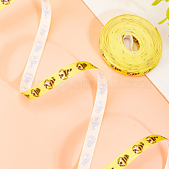 Полиэстеровые ленты с принтом пчел&nbsp;SRIB-WH20020-018E