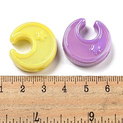 Переливающиеся акриловые бусины с УФ-покрытием&nbsp;OACR-G039-05