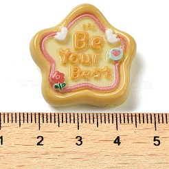 Непрозрачные кабошоны из смолы&nbsp;RESI-F049-01A