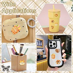 60 шт. 12 стиля непрозрачных кабошонов из зернистого камня&nbsp;RESI-CJ0004-75