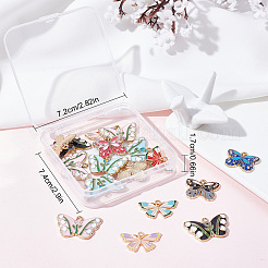 Подвески из сплава эмали 36шт 9 стиля&nbsp;ENAM-SC0002-89