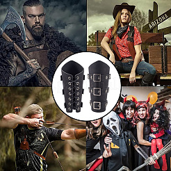 Регулируемый браслет из искусственной кожи&nbsp;AJEW-WH0010-51B