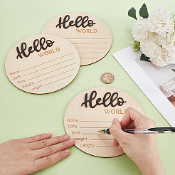 Деревянный реквизит для детских фотографий&nbsp;WOOD-WH0002-56B