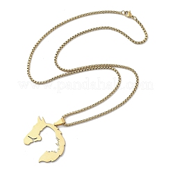 201 подвеска из нержавеющей стали для женщин&nbsp;NJEW-U021-07G