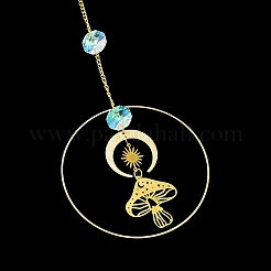 Латунные большие подвесные украшения&nbsp;HJEW-M005-03G-05