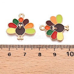 Подвески из сплава с эмалью на тему Дня благодарения&nbsp;X-ENAM-T020-35B