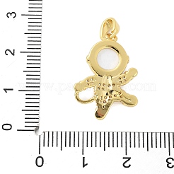 Латунные микро проложить кубического циркония подвески&nbsp;X-KK-S507-10G