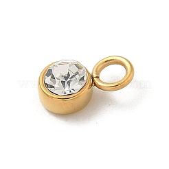 Ионное покрытие (ip) нержавеющая сталь 304 с подвесками из стразов&nbsp;STAS-G351-13G