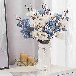 Колье из стеклянных четок из жемчуга и смолы&nbsp;NJEW-PH01478