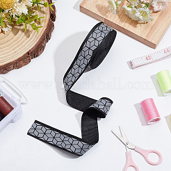 10 м плоская светоотражающая лента из полиэстера в крупный рубчик&nbsp;OCOR-BC0006-19B