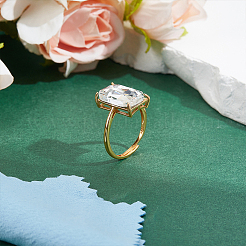 1 шт регулируемый 925-х серебряный прямоугольный компонент кольца&nbsp;STER-BC0003-67G