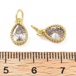 Латунные микро проложить кубического циркония подвески&nbsp;KK-C092-09G