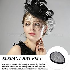 3 шт. 3-цветная льняная каплевидная шляпа-вуалетка для шляпного магазина&nbsp;AJEW-CA0002-77