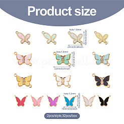 32 шт. 16-х стильные соединители из цинкового сплава&nbsp;FIND-KS0001-11