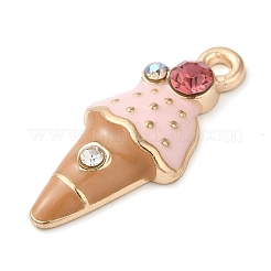 Подвески из эмалевого сплава с покрытием из легкого золота&nbsp;ENAM-U001-02A-KCG